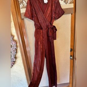 Just One Answer (JOA) Maroon Jumpsuit